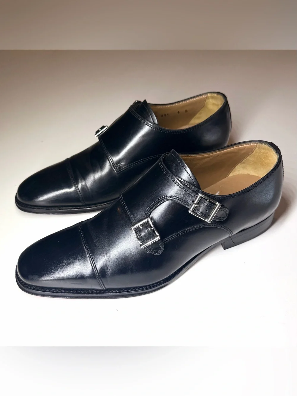Florsheim Imperial Men’s Classic Leather Double Monk Strap Dress Shoes Size- 8